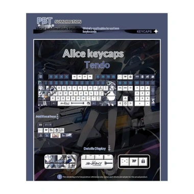 Keycap Anime Tenshi Alice PBT Dye-Sub Full Layout - Giá chỉ 666.666₫ | KCRAFT 7 Keycap Anime Tenshi Alice PBT Dye-Sub Full Layout - Giá chỉ 666.666₫ | KCRAFT 7