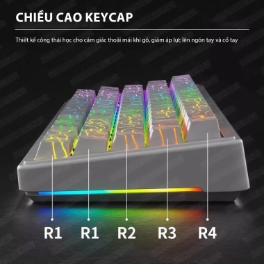 Keycap Bàn Phím Cơ Sideprint Xuyên LED PBT Doubleshot Giá 100k Phù Hợp Mọi Layout