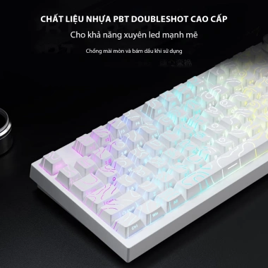 Keycap Bàn Phím Cơ Sideprint Xuyên LED PBT Doubleshot Giá 100k Phù Hợp Mọi Layout