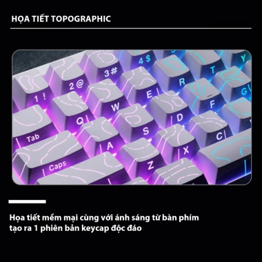 Keycap Bàn Phím Cơ Sideprint Xuyên LED PBT Doubleshot Giá 100k Phù Hợp Mọi Layout