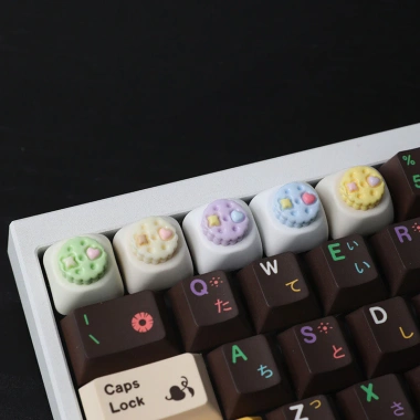 Keycap Bánh Quy Trái Tim Ngôi Sao – Sweet Dessert Series, Giá 59.900₫ KCRAFT 2