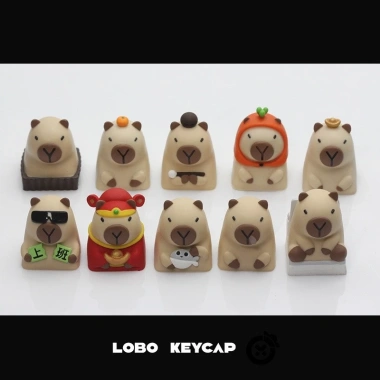 Keycap Capybara Resin 3D Dễ Thương - Giá chỉ 247.000 VND | KCRAFT World of Keycaps
