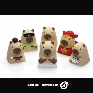 Keycap Capybara Resin 3D Dễ Thương - Giá chỉ 247.000 VND | KCRAFT World of Keycaps