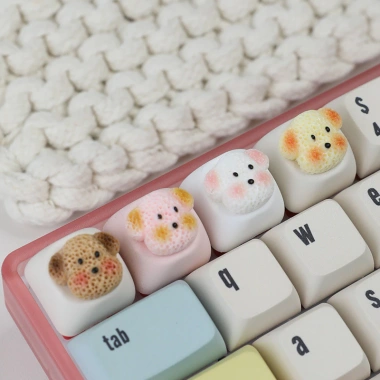 Keycap Chó Con Gạo Nhỏ KCRAFT - Đồ họa độc đáo, giảm giá 20% chỉ 49.900 VND