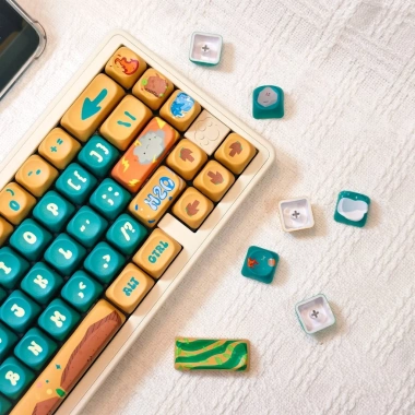 Keycap Element Partner Xanh Vàng PBT Dye-Sub OEM - Giá ưu đãi 622.222₫ KCRAFT