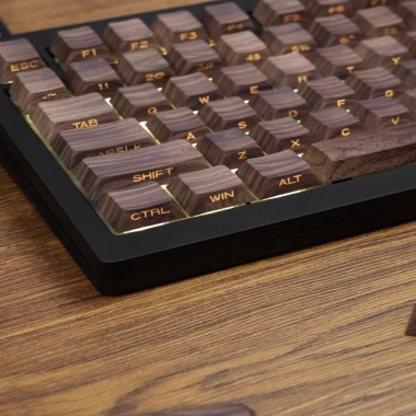 Keycap giả gỗ Luxury 126-130 phím - Giá chỉ 650k, chất cao cấp, phù hợp KCAP