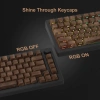 Keycap giả gỗ Luxury 126-130 phím - Giá chỉ 650k, chất cao cấp, phù hợp KCAP 3
