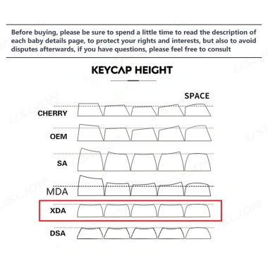 Keycap Haiyun XDA PBT cho Bàn phím cơ - KCAP giảm giá, chỉ 400.000 VNĐ