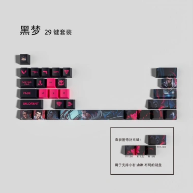 Keycap Killjoy Valorant 29 phím - Thiết kế đáng sợ, giảm 20% - Chỉ 573,100₫ 8