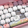 Keycap Little Mantou Hồng 138 phím - Giá ưu đãi 650.900₫, thiết kế cute, chất liệu PBT cho KCAP 3
