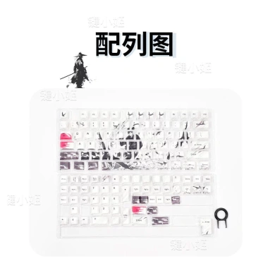 Keycap PBT LED xuyên Hoàng Hôn Chiến Âu 130 phím RGB khắc cạnh - KCAP World of Keycaps giá 550k