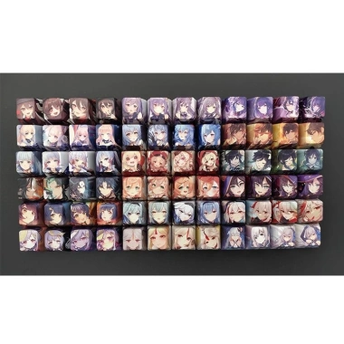 Keycap PBT R4 Anime Waifu - Đồ Họa Độc Đáo, Giá 133.333₫ Giảm Đặc Biệt từ KCRAFT 8
