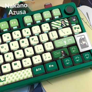 Keycap PBT Xanh Lá Azusa K On Pudding Bộ 60 Phím Giảm Giá 777k 3 Keycap PBT Xanh Lá Azusa K On Pudding Bộ 60 Phím Giảm Giá 777k 3