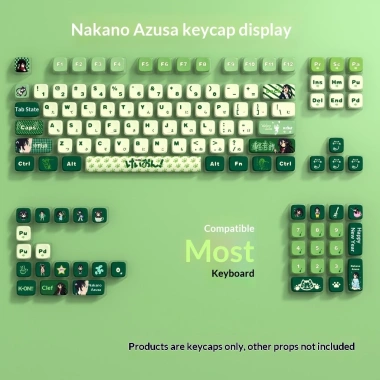 Keycap PBT Xanh Lá Azusa K On Pudding Bộ 60 Phím Giảm Giá 777k 6 Keycap PBT Xanh Lá Azusa K On Pudding Bộ 60 Phím Giảm Giá 777k 6