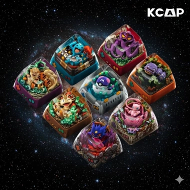 Keycap Pokémon Resin KCAP - Bộ keycap bàn phím cơ độc đáo, giá ưu đãi 790k