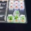 Keycap Resin Cỏ Bốn Lá May Mắn Handmade - Nghệ Thuật KCAP World of Keycaps 192k 3