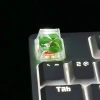 Keycap Resin Cỏ Bốn Lá May Mắn Handmade - Nghệ Thuật KCAP World of Keycaps 192k 4
