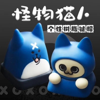 Keycap Resin Mèo Xanh Dễ Thương Giá ưu đãi 99.100 VND KCRAFT World of Keycaps