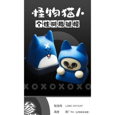 Keycap Resin Mèo Xanh Dễ Thương Giá ưu đãi 99.100 VND KCRAFT World of Keycaps
