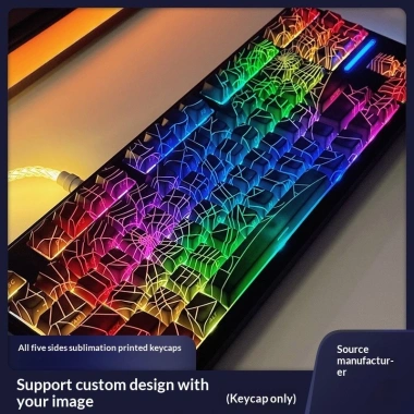 Keycap Spider Web PBT 5 Mặt LED RGB Universal - KCAP World of Keycaps Giá 580k