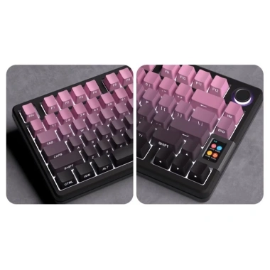 Keycaps Secret Agent BlackBerry PBT mờ OEM khắc tích cực cao cho 75/84/98/100/s99 - Giá ưu đãi 540,100₫