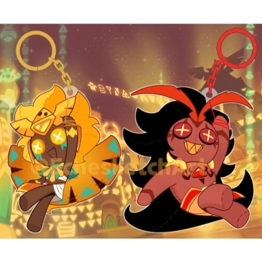 Keychain Cookie Run Preorder – Golden Cheese & Burning Spice, Giá ưu đãi 22.000 VND
