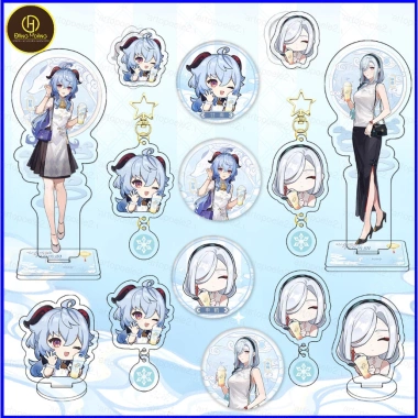 Keychain Genshin Impact Ganyu Shenhe - Hình chìa khóa acrylic, kẹp, dây chuyền, mô hình giảm giá 14,400₫