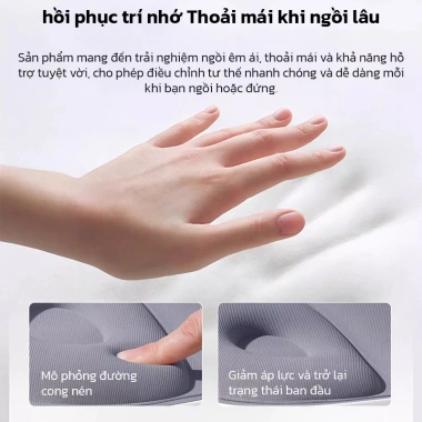 Keycool Ghế tựa lưng công thái học – Giảm đau mỏi, hỗ trợ tư thế, ngăn gù lưng – Giá 119.000₫ giảm từ 149.940₫