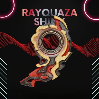 Keyrambit Pokemon Rayquaza Shiny - Nhựa 3D Cao Cấp, Giá 99k Giảm Đặc Biệt, Huyền Thoại Bầu Trời Tiến Hóa 2