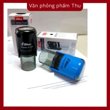 Khắc dấu tròn Shiny R-524 24mm không logo – Độ bền cao, giá chỉ 110.000 VNĐ