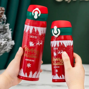 Khắc Tên Bình Giữ Nhiệt Inox 450ml Merry Christmas Quà Tặng Giáng Sinh, Giá 161.700₫