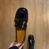 Khắc Thắt Lưng Khóa Thấp Gót Nữ Mũi Tròn Phong Cách Anh Quốc Giày Da Nhỏ Giá Ưu Đãi 114,048₫ 4