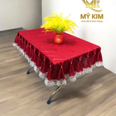 Khăn bàn Tết thun 3D đa kích thước, giảm còn 75.000đ, mềm mịn, trang trí đẹp 8 Khăn bàn Tết thun 3D đa kích thước, giảm còn 75.000đ, mềm mịn, trang trí đẹp 8