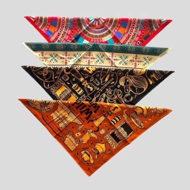 Khăn bandana cotton cổ điển họa tiết thổ cẩm Maben Giá ưu đãi 530.000₫ 3 Khăn bandana cotton cổ điển họa tiết thổ cẩm Maben Giá ưu đãi 530.000₫ 3