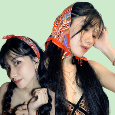 Khăn bandana cotton cổ điển họa tiết thổ cẩm Maben Giá ưu đãi 530.000₫ 6 Khăn bandana cotton cổ điển họa tiết thổ cẩm Maben Giá ưu đãi 530.000₫ 6