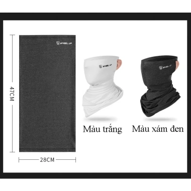Khăn Bịt Mặt Trơn Co Dãn Thoáng Khí Wheel Up - Giá 80.000đ, Siêu Thoải Mái & Bảo Vệ