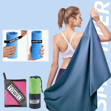Khăn bơi nhanh khô thấm nước sợi nhỏ - Yoga, thể thao, tắm biển - Giá 91.800₫