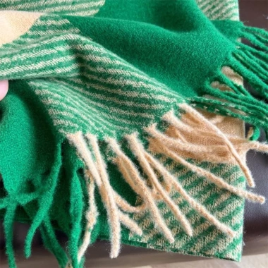 Khăn Cashmere Mùa Đông Nữ Dày Sang Trọng Giữ Ấm, Chống Gió, Thời Trang Ngoài Trời