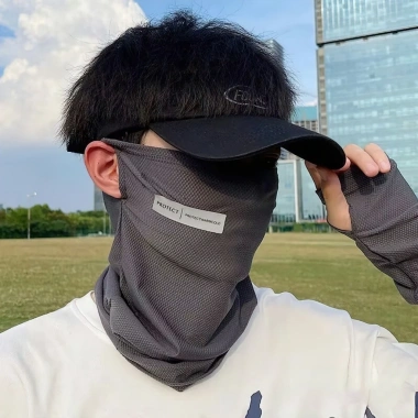 Khăn Che Mặt Chống Nắng Dáng Ống Protect Style Hàn SA888 - Vải Nam Nữ, Ống Tay Lạnh, Giá 31.000 VND