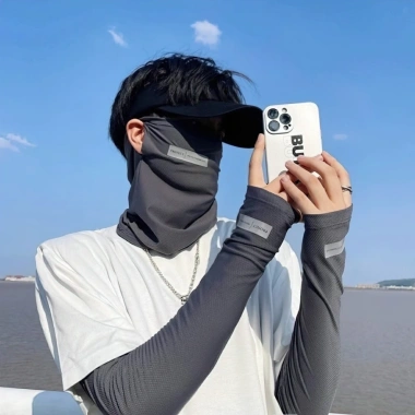 Khăn Che Mặt Chống Nắng Dáng Ống Protect Style Hàn SA888 - Vải Nam Nữ, Ống Tay Lạnh, Giá 31.000 VND