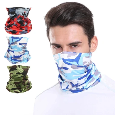 Khăn che mặt vải lưới khô nhanh, chống bụi UV cho xe máy, xe đạp, câu cá COD 5