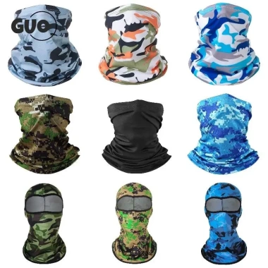 Khăn che mặt vải lưới khô nhanh, chống bụi UV cho xe máy, xe đạp, câu cá COD 8