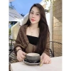 Khăn Choàng Bản Vuông 140cm Nhiều Màu Ánh Nhũ Họa Tiết Thời Trang Trẻ Trung B11 3