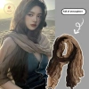 Khăn choàng bông Gradient sa mạc vintage, ấm áp mùa đông, giảm 22% 3