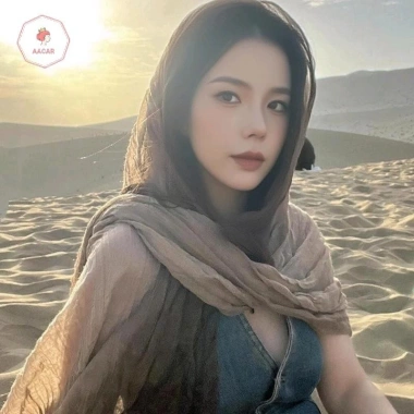 Khăn choàng bông Gradient sa mạc vintage, ấm áp mùa đông, giảm 22%
