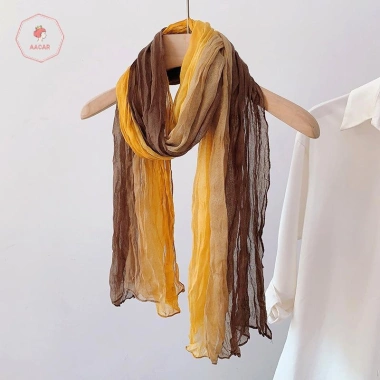 Khăn choàng bông Gradient sa mạc vintage, ấm áp mùa đông, giảm 22%