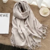 Khăn choàng cashmere len màu trơn thu đông nam nữ MC & MO CA02 - 465k Collar Box 2