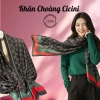 Khăn choàng Cicini lụa satin K32 - Dáng dài thời trang nữ, giá chỉ 130.000 VND 2
