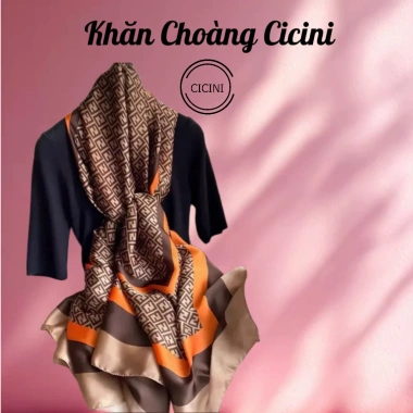 Khăn choàng Cicini lụa satin K32 - Dáng dài thời trang nữ, giá chỉ 130.000 VND 9 Khăn choàng Cicini lụa satin K32 - Dáng dài thời trang nữ, giá chỉ 130.000 VND 9