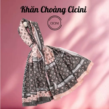 Khăn choàng Cicini lụa satin K32 - Dáng dài thời trang nữ, giá chỉ 130.000 VND 10 Khăn choàng Cicini lụa satin K32 - Dáng dài thời trang nữ, giá chỉ 130.000 VND 10